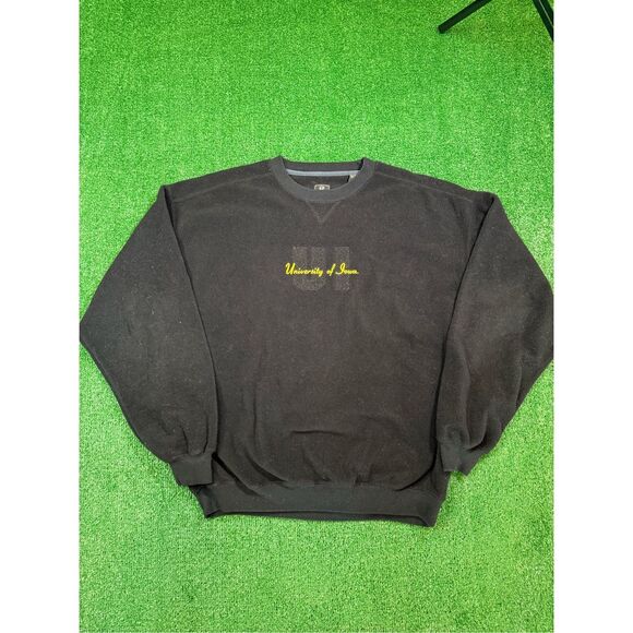 M Vintage Y2K University of Iowa Sweatshirt crewneck fleece - Picture 1 of 9